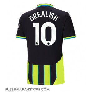 Manchester City Jack Grealish #10 Replik Auswärtstrikot 2024-25 Kurzarm